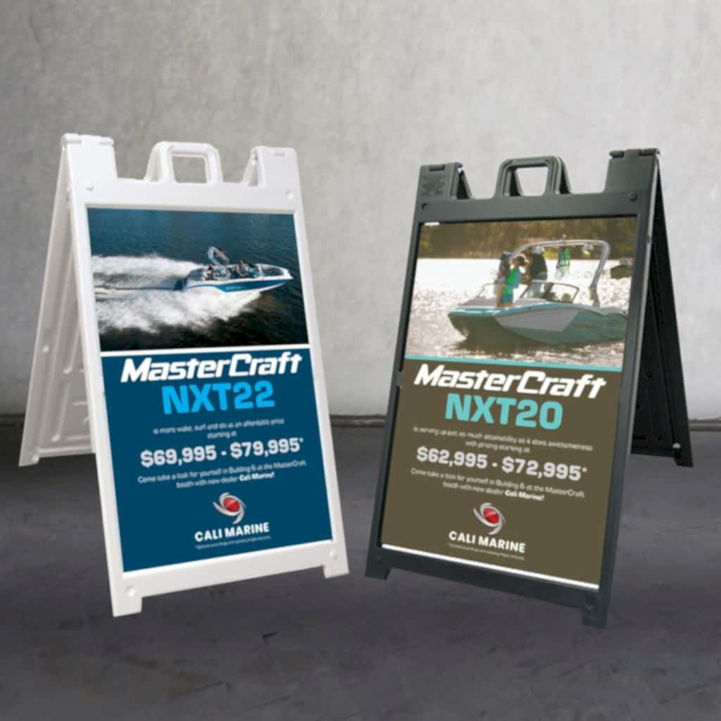NLD graphics banner stands aframe