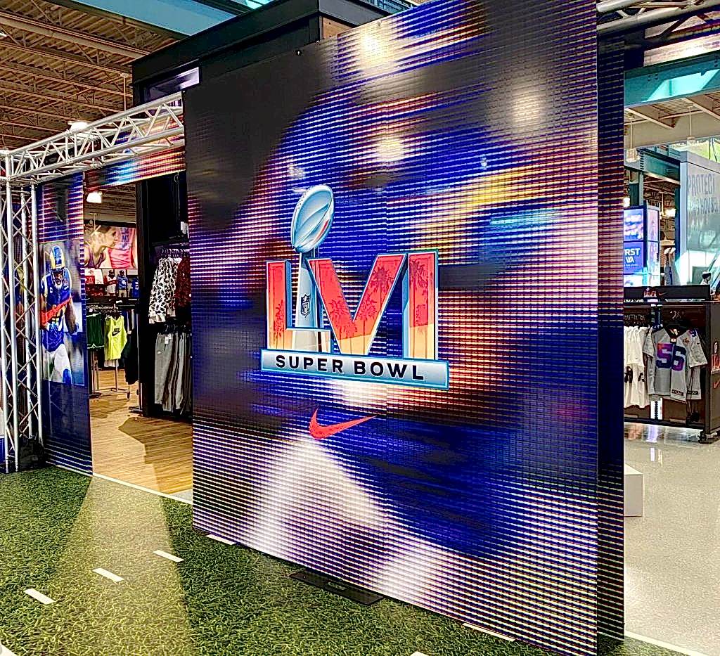 Super Bowl LVI Printed Retail Signage