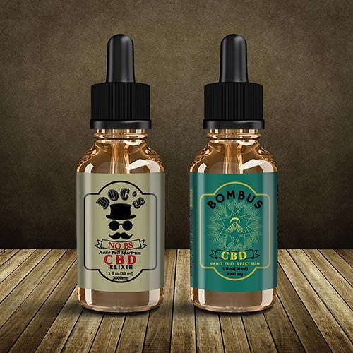 small bottle labels